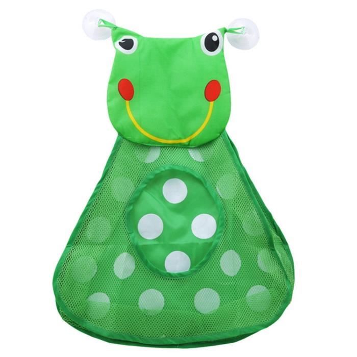 Net Extra Large Enfants Mesh Sac De Rangement Organisateur Porte Avec Deux Lourds Ventouse Pour Enfant En Bas /Âge Jouets Pour Le Bain Bain /À Jouets Stockage gris