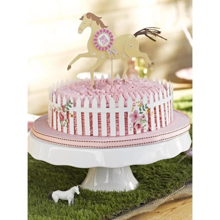 Decoration Gateaux Anniversaire Cheval Cloture Cheval Cdiscount Maison