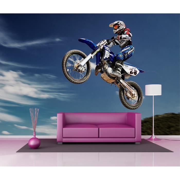 Papier Peint Geant Deco Moto Cross 250x360cm Cdiscount Bricolage Papier Peint Geant Deco Moto Cross 250x360cm Cdiscount Bricolage