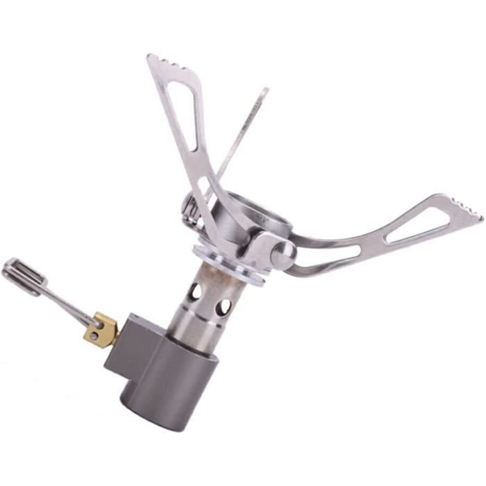 Poêle De Camping Pliable Ultralégère En Inox (taille 9.5x7.5x5cm)