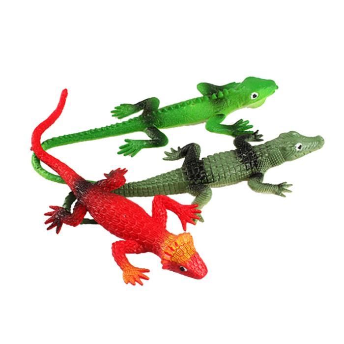 Adora 2 ensembles Adorable Sûr Simulation Lézard Jouet Pour Enfants Enfants École 