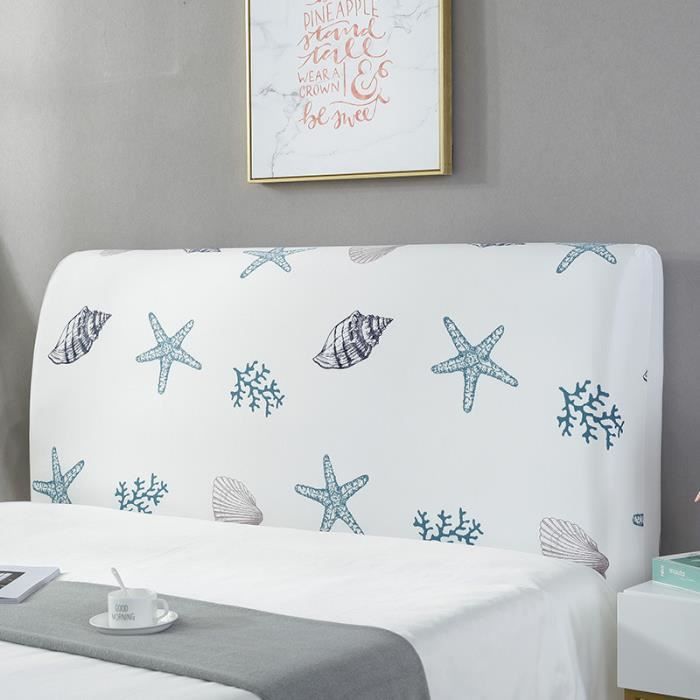 Housse Tête De Lit - Polyester élastique, Motifs Variés, Tailles 120 à 200 Cm, Lavable