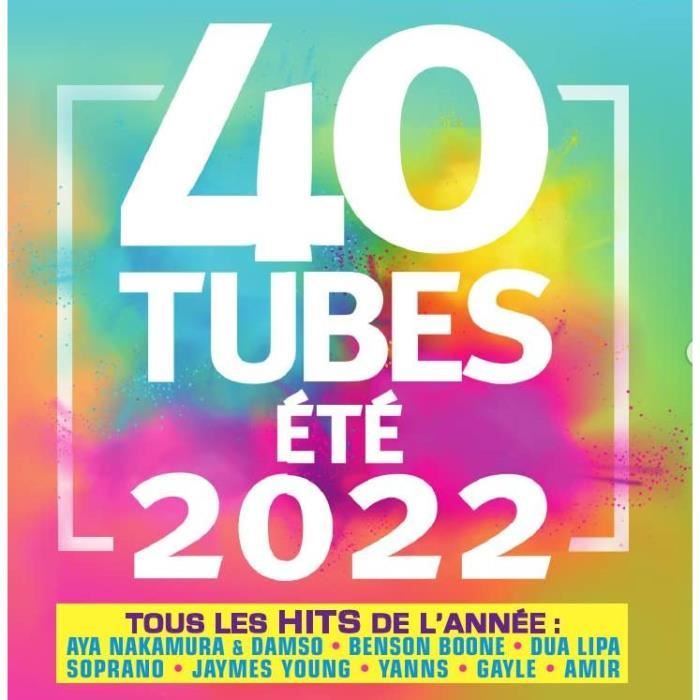 40 Tubes Été 2022 Album CD Cdiscount