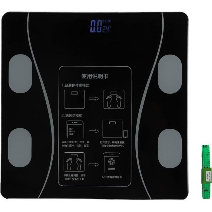 Balance Connectée P2 Pro - WiFi, Salle De Bain, Intelligence Artificielle - Pèse-personne Numérique