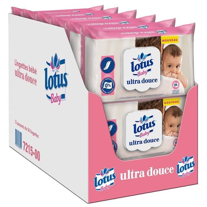 LOT DE 12 - LOTUS BABY Couches bébé taille 1 : 2-5kg douceur naturelle -  paquet de 20 couches - Cdiscount Puériculture & Eveil bébé