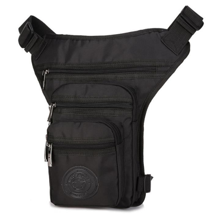 Sacoche De Ceinture/Cuisse Pour Moto - Marque Motocentric - Taille Medium, Noir - Anti-vol