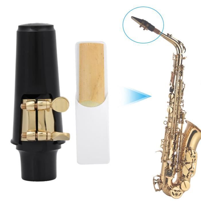EBTOOLS anche pour saxophone alto Ensemble d'accessoires pour saxophone alto  4 en 1 anches de clarinette muet silencieux embout - Achat / Vente anche -  roseau EBTOOLS anche pour saxophone 