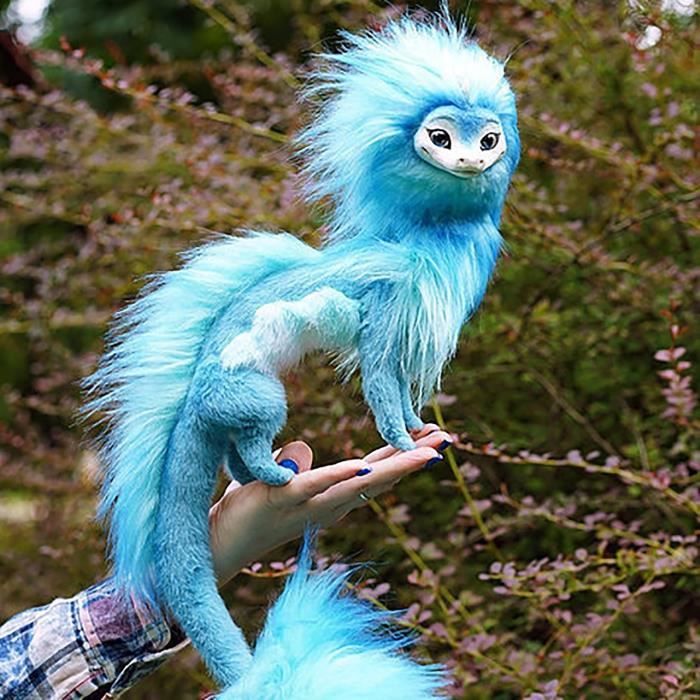 Statue deco,Peluche Animal Dragon bleu,50cm de long,jouet pour  enfants,exquis,cadeaux d'anniversaire,décoration de la - Type B - Cdiscount  Maison