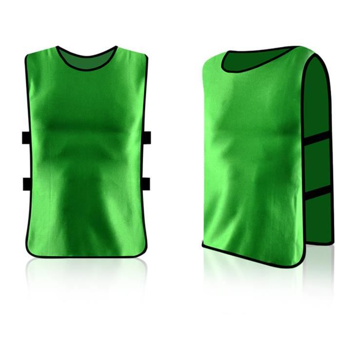 Lot De 12 Gilets D'Entraînement Football – Polyester Respirant, Séchage Rapide, Taille 65x54 Cm, Pour Sports D'Équipe