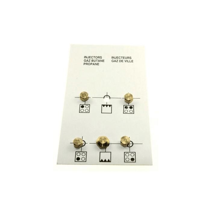 BRULEUR INJECTEUR CUISINIERE 4431910026 SACHET INJECTEURS GAZ BUTANE