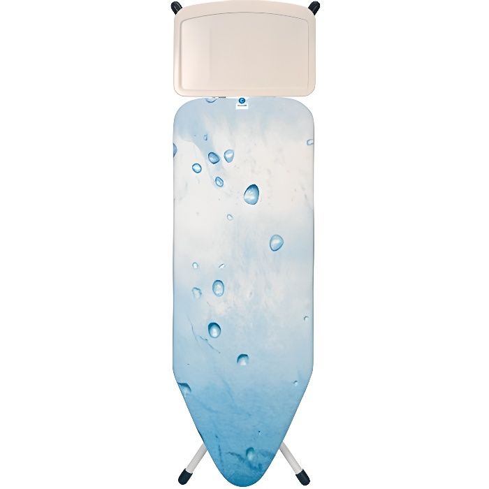 Table à Repasser Brabantia Taille C - 124x45 Cm, Réglable, Coton Fairtrade