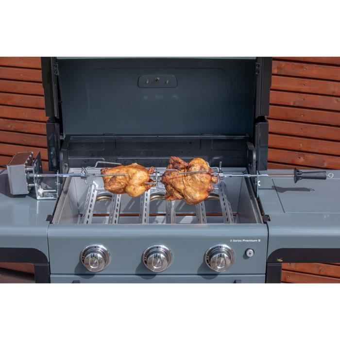 Broche Verticale En Inox Pour Barbecue - Taille L, Pour Faire Des Kebabs Et Gyros Maison Facilement