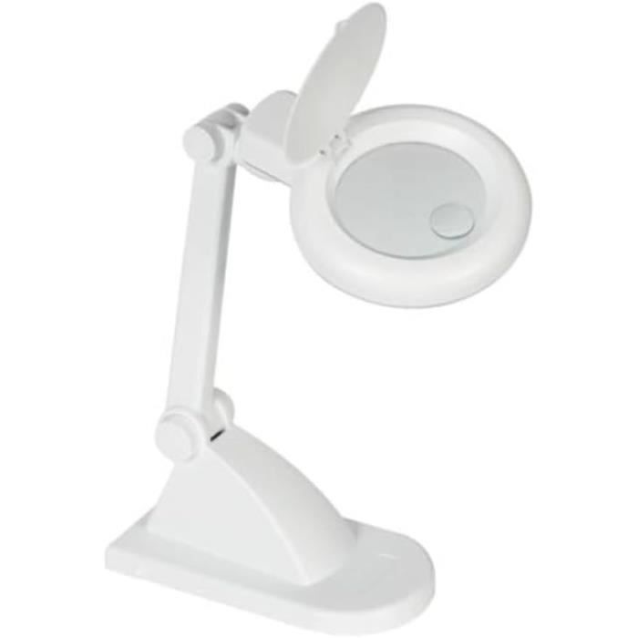 LampeLoupe, Lampe Économique Ronde De 12 W, Dioptrie 3 + 12, Idéale