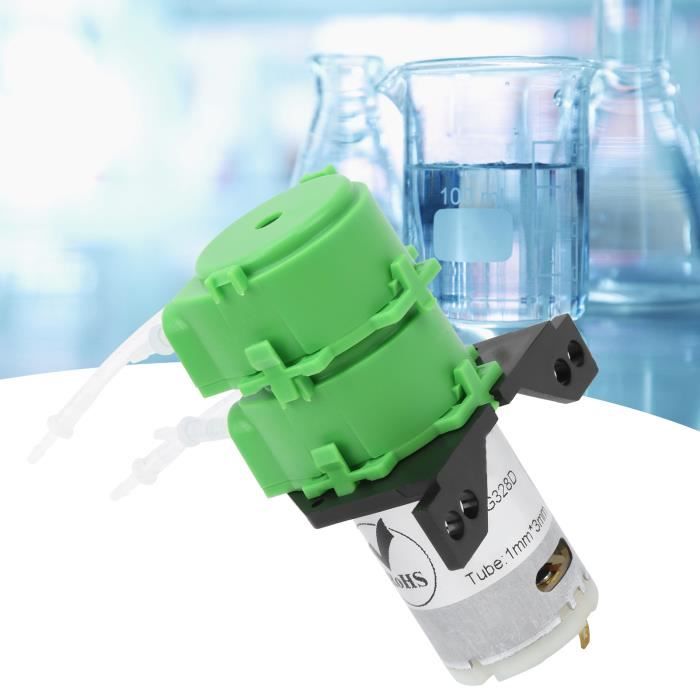 Zerone Pompe à dosage Pompe Péristaltique Double Tête Mini Pompe à Eau Zerone Pompe à dosage Pompe Péristaltique Double Tête Mini Pompe à Eau