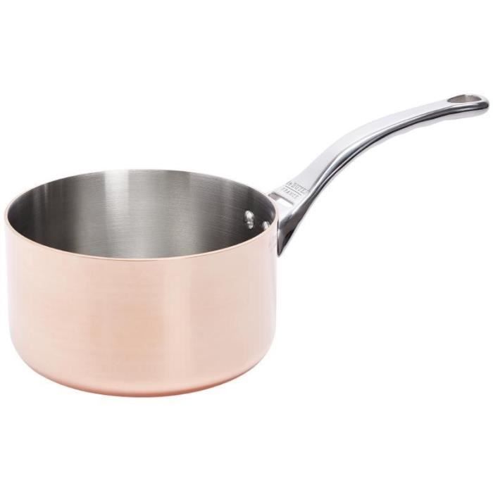 SET DE 3 CASSEROLES ET 2 COUVERCLES COPPER PAN ADAPTÉ AU FOUR GARANTIE