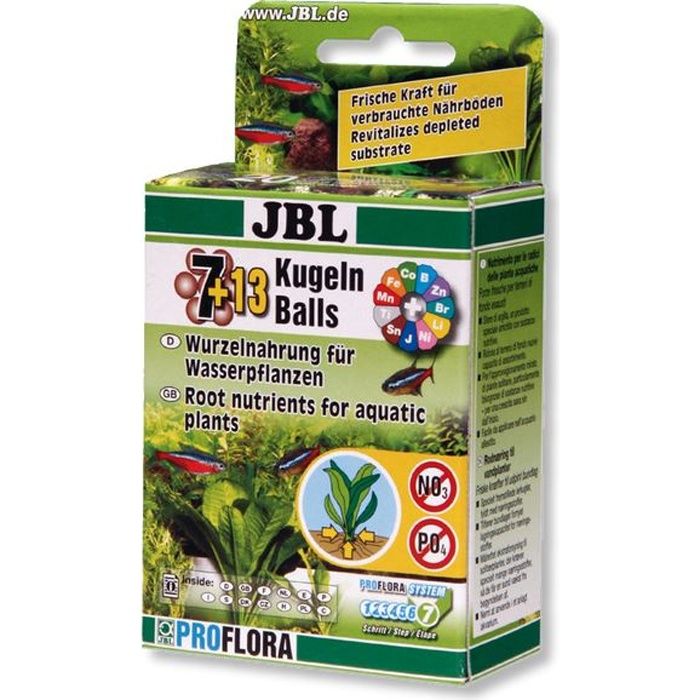 JBL 20 boulettes d'engrais pour plantes d'aquarium - Cdiscount Animalerie