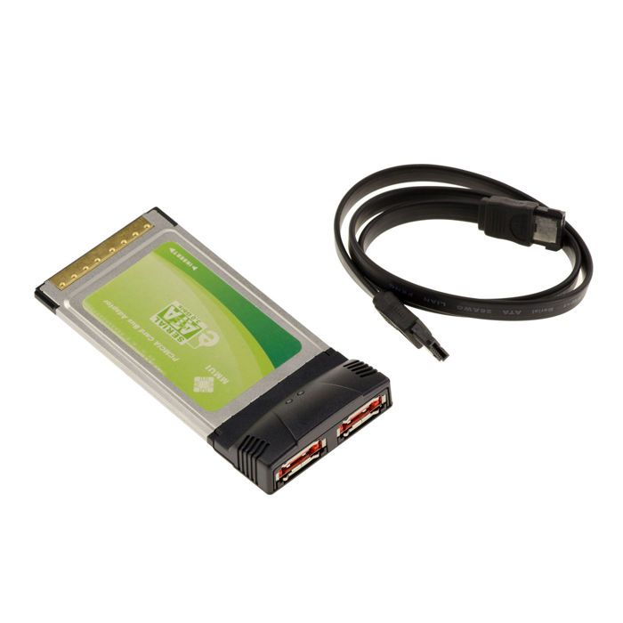 KALEA-INFORMATIQUE Carte Controleur PCMCIA CARDBUS 32 BIT 2 Ports eSATA ...