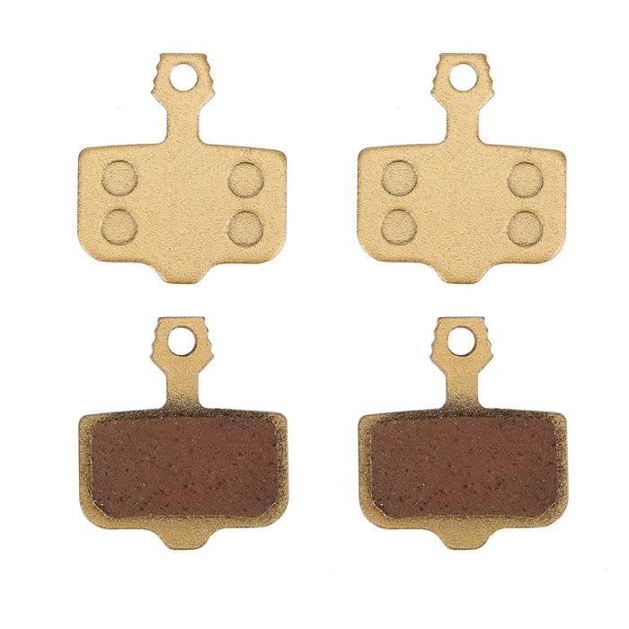 Lot De 4 Paires Plaquettes Frein VTT – Résine Semi-métallique, 22,8x28,6 Mm, Silencieuses, Puissantes, Sans Amiante
