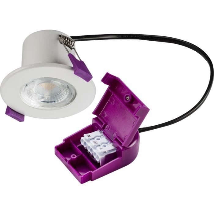 Downlight LED Knightsbridge 7W Blanc Froid - Dimmable - Neuf