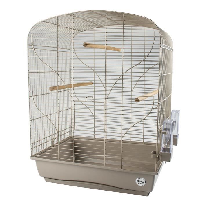 Meilleurs prix pour LAROY DUVO Cage pour oiseaux Mocha Bella - 54 x 39 x 71 cm - Moka