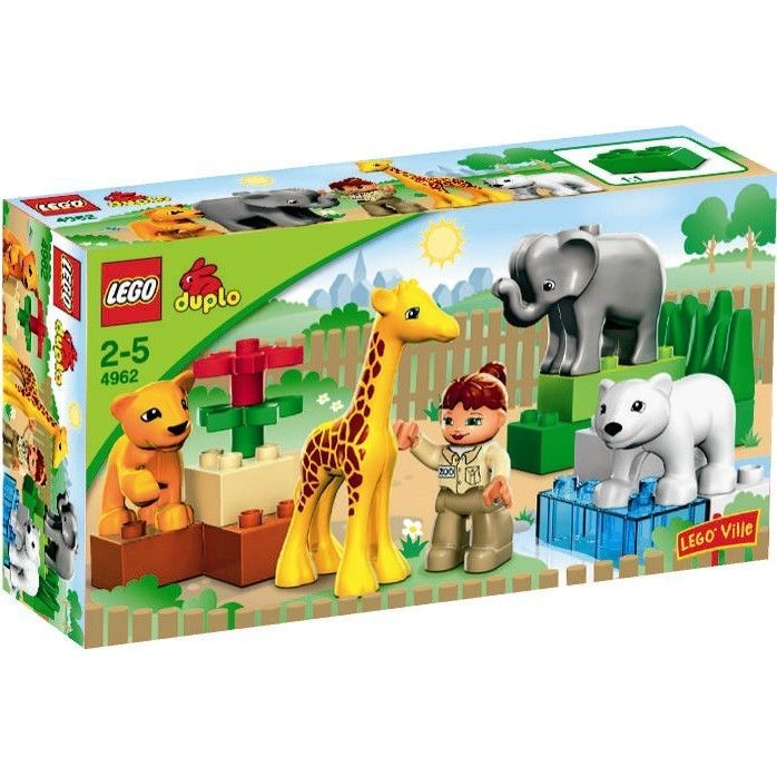 LEGO® DUPLO 4962 Le Zoo des Bébés Animaux - Cdiscount Jeux - Jouets