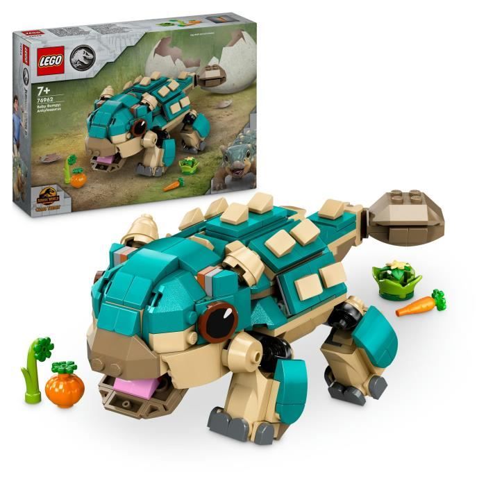 LEGO® Jurassic World 76962 Bébé Bumpy l’ankylosaure - Pour les fans de La Colo du Crétacé