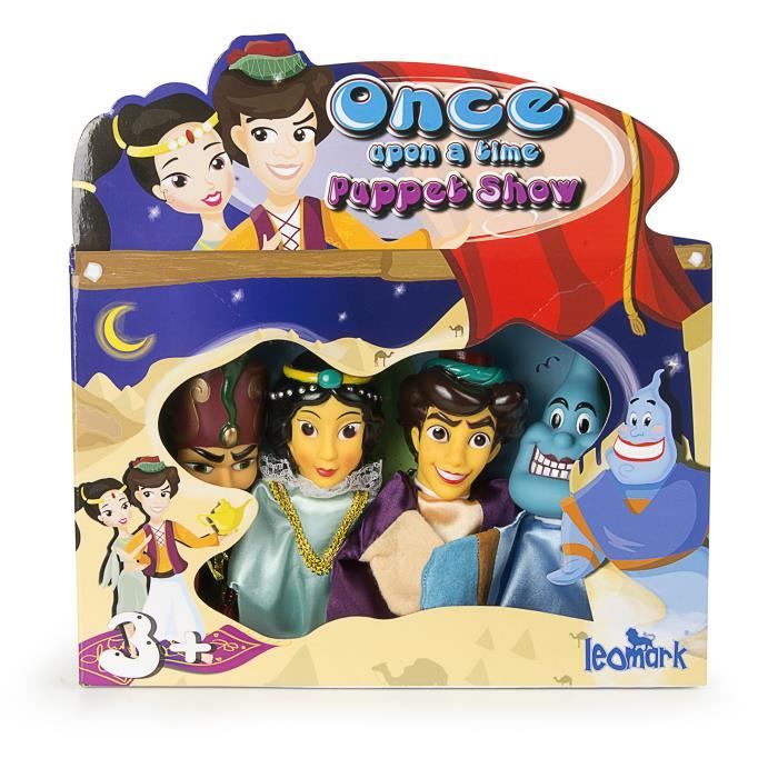 Marionnettes à Main Blanche-Neige Leomark - 4 Personnages Pour Enfants - Jeu Créatif