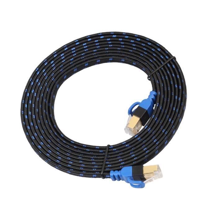 Danicom Rouleau Câble Rigide Gris Cat6 U/UTP CCA - 50m, POE, Ethernet, LAN, Câble De Raccordement, Câble De Données, RJ45 - Pour Armoire De Serveur, Commutateurs, Routeurs, Modems