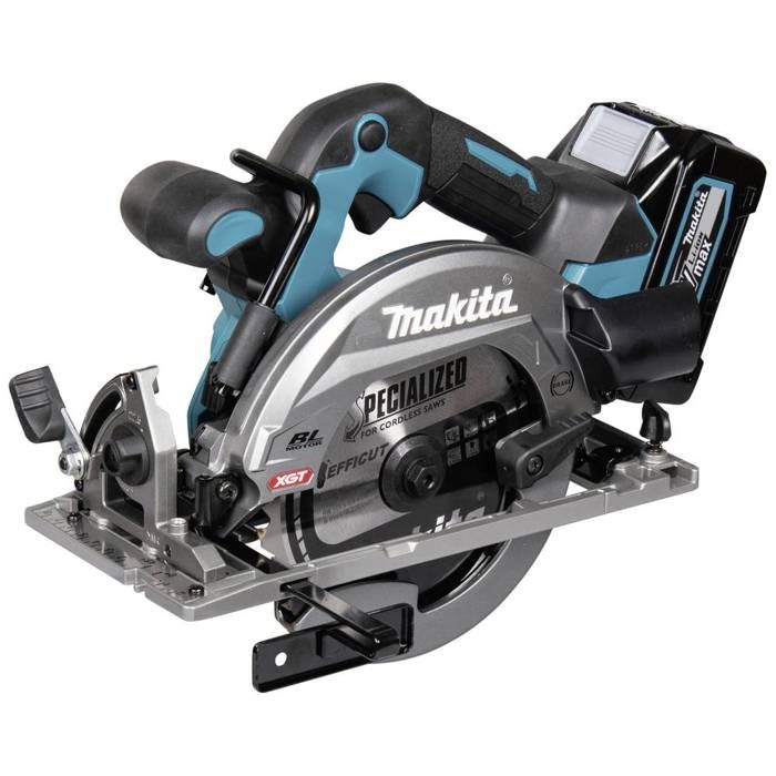 Makita HS012GD201 Scie circulaire portative sans fil Profondeur de coupe max. 90° 57 mm + 2 batteries + chargeur +