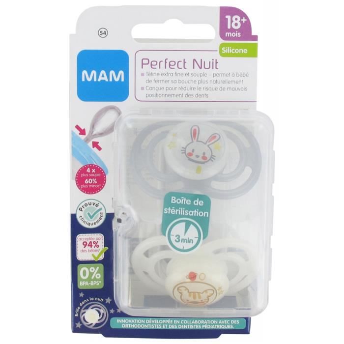 Mam Perfect 2 Sucettes Silicone 18 Mois et + Better Together