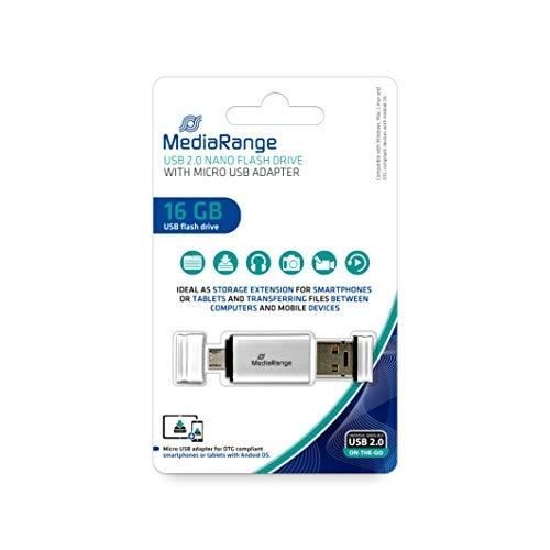 Mediarange Mr931 2 Lecteur Usb Flash Usb Type a / Micro usb 2.0