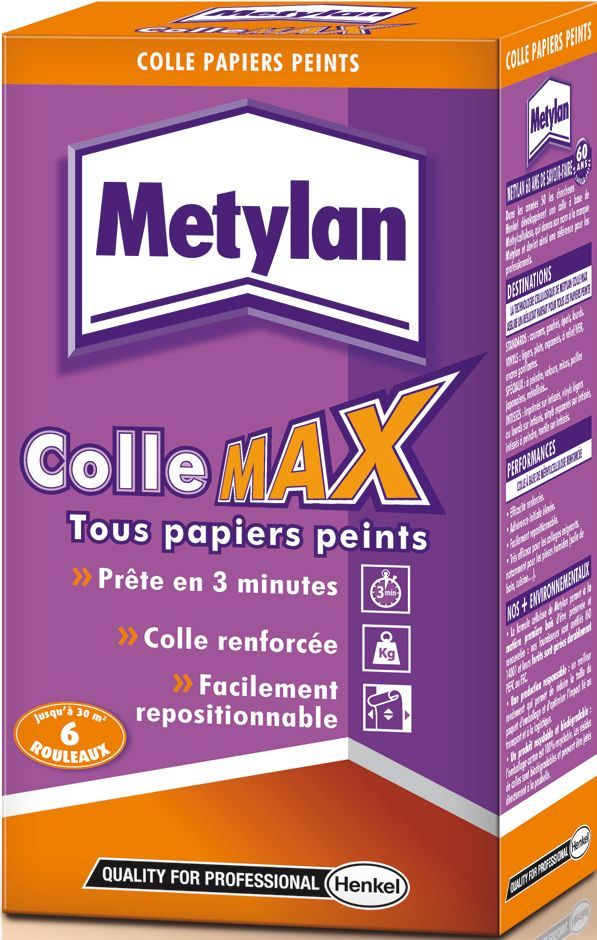 Colle Papiers Peints - METYLAN - Tous Papiers - Paquet 200g
