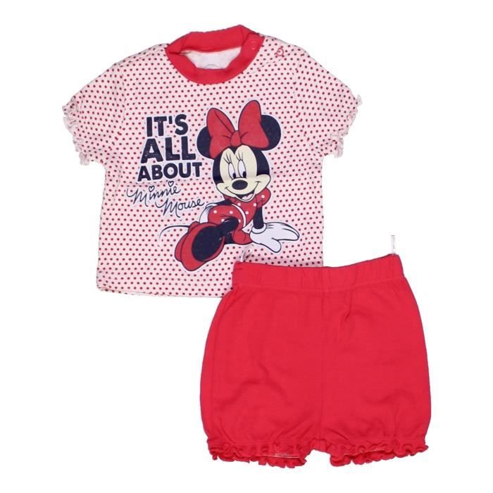 Pyjama 2 Pieces Bebe Fille C A 6 Mois Rouge Ete Vetement Bebe Rouge Cdiscount Pret A Porter