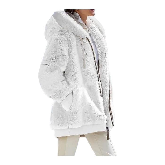 Manteau Polaire Femme Hiver - Chaud, Léger, Respirant - Pour Randonnée, Ville - Coupe Cintrée