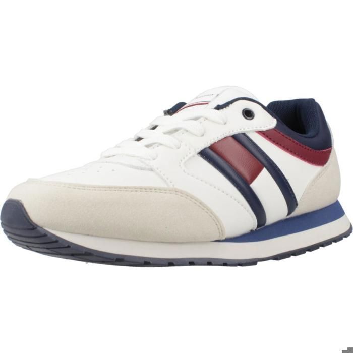 Tommy Hilfiger Zapatillas Niño Modèle Chaussure Tommy Hilfiger Modèle Flag Low Cut Lace-up Sne - Coleur Bleu