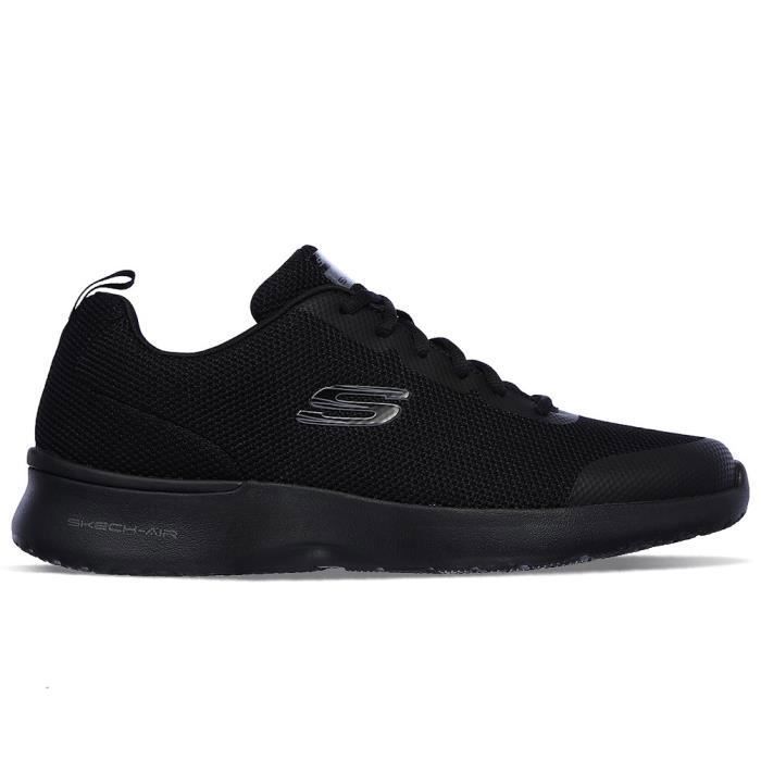 Skechers Baskets Skechers Skech-Air Dynamight-Winly 232007-BBK - Homme - Noir - SKECHERS - Plat - Lacets - Synthétique