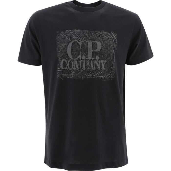 Homme T-shirts T-shirts C.P Company pour homme en coloris Noir Company Polo Coton C.P 
