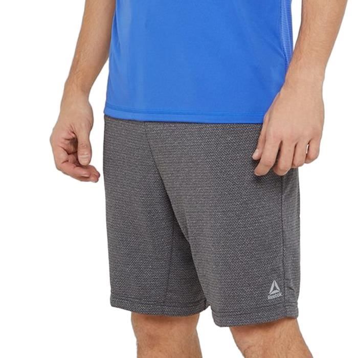 Short de sport Gris Homme Reebok Perf