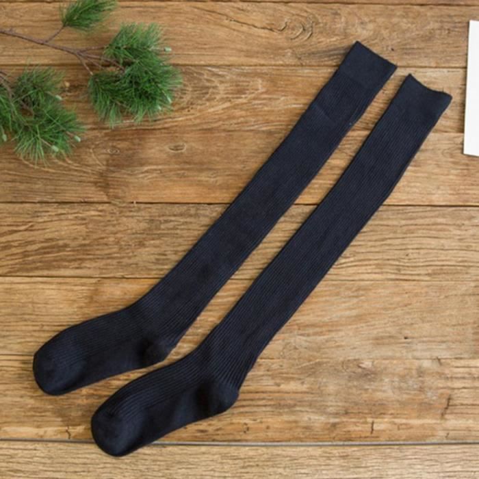 Chaussettes Hautes Femmes - Extra Longues Sur Le Genou, Hiver, 91cm - Coton Mélangé, Neuves