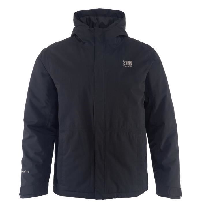 Veste Cycliste Karrimor Homme Noir/Verte Taille S - Softshell Légère Avec Poches Zippées