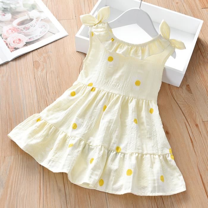 Robe Courte Sans Manches Col En U - NLAND - Taille Unique - Style Décontracté été
