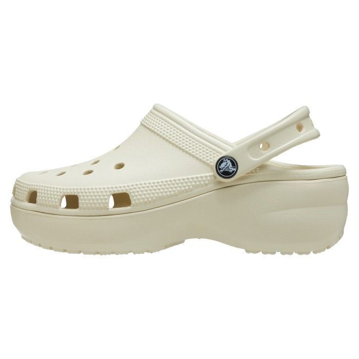 Sabots femme Crocs Classic Platform Beige Plastique Taille