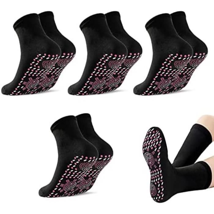tourmaline chaussettes 4 paires grip chaussettes antidérapantes chaussettes de yoga unisexes pour yoga pilates barre ballet femme ho