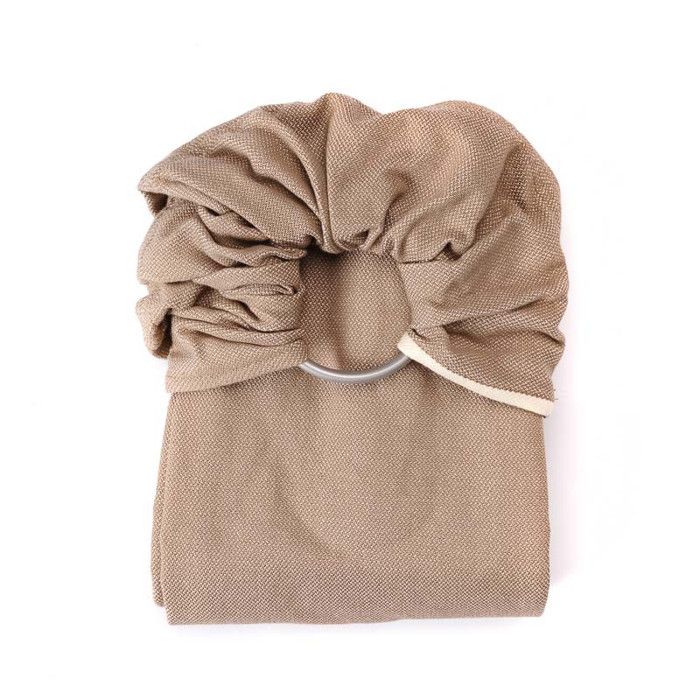 Sling Sergé Brisé - Néobulle - Beige Sable - Porte-bébé facile et rapide