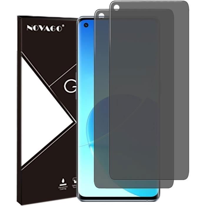 Kit Protection écran OPPO Reno 8 Pro : 1 Verre Trempé Anti-espion + 1 Protecteur Caméra Arrière - Dureté 9H, Anti-rayures - 6