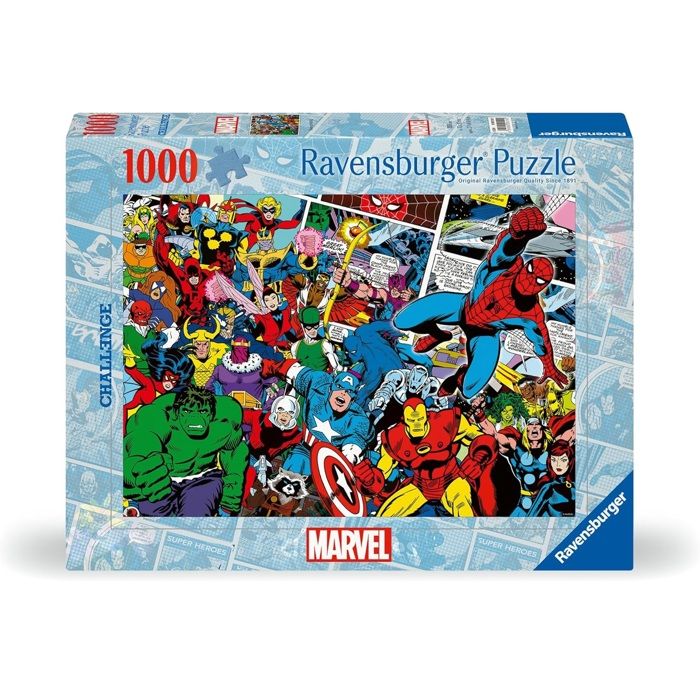 Puzzle - RAVENSBURGER - Ravensburger jigsaw puzzle marvel - 1000 pièces - Bleu - Intérieur