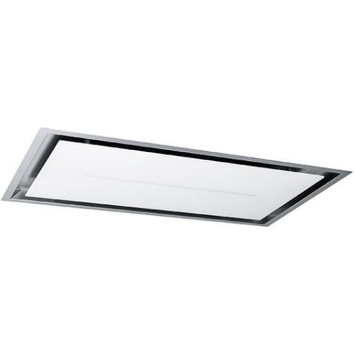 Hotte de plafond ROBLIN 90cm 905m3/h verre/blanc - 6627962 - Aspiration périphérique - LED-BAR-6x6W