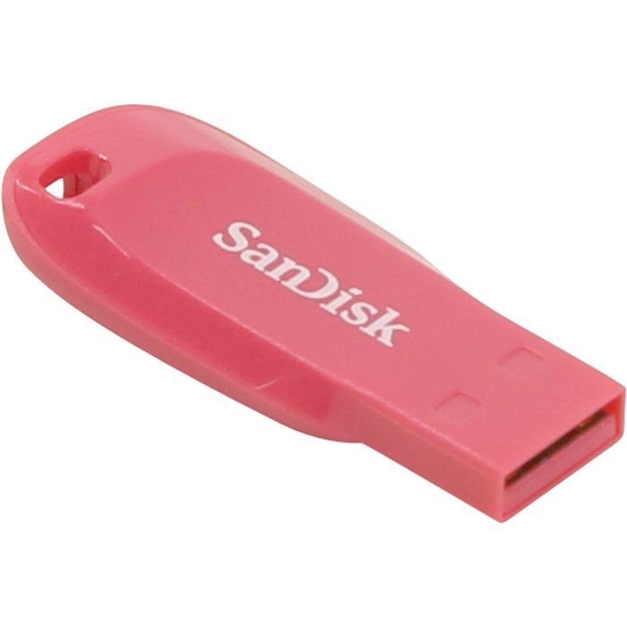 Clé USB SanDisk Cruzer Blade 32 Go USB 2.0 - Rose électrique