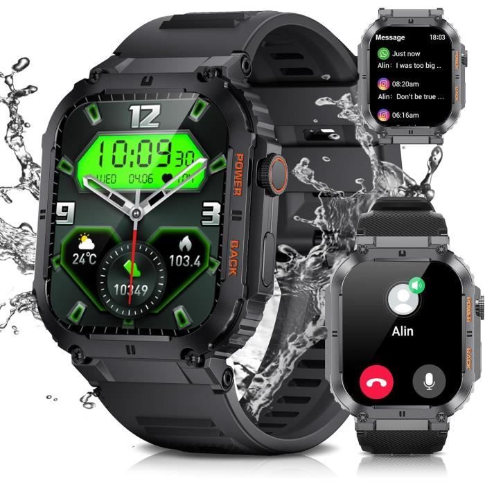 Nouvelle montre connectée TREX3 de qualité militaire avec GPS, écran 1