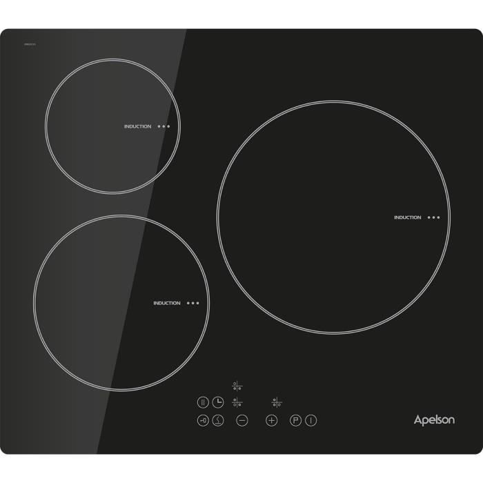 Klarstein Victoria Plaque de cuisson à induction 60 cm 4 foyers Curseur Fonction Boost Noir | Leroy Merlin